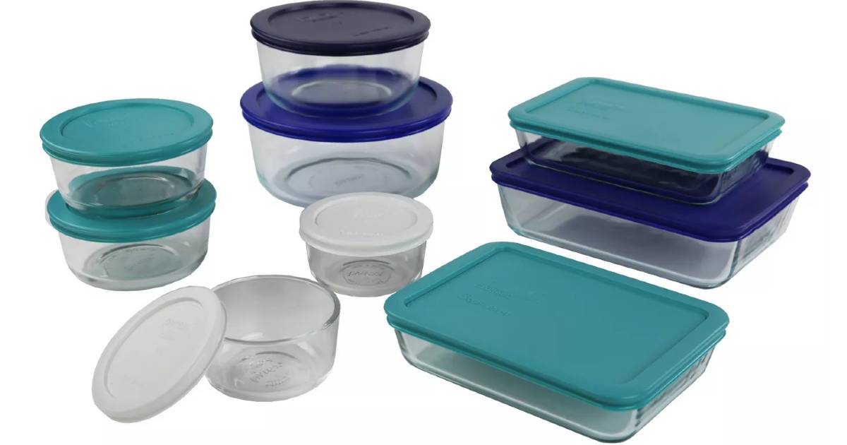 Set de Cristal Pyrex de 18-Piezas