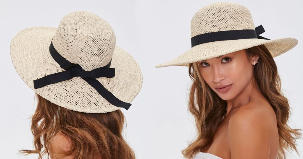 Sombrero Faux Straw Bow Ribbon Boater