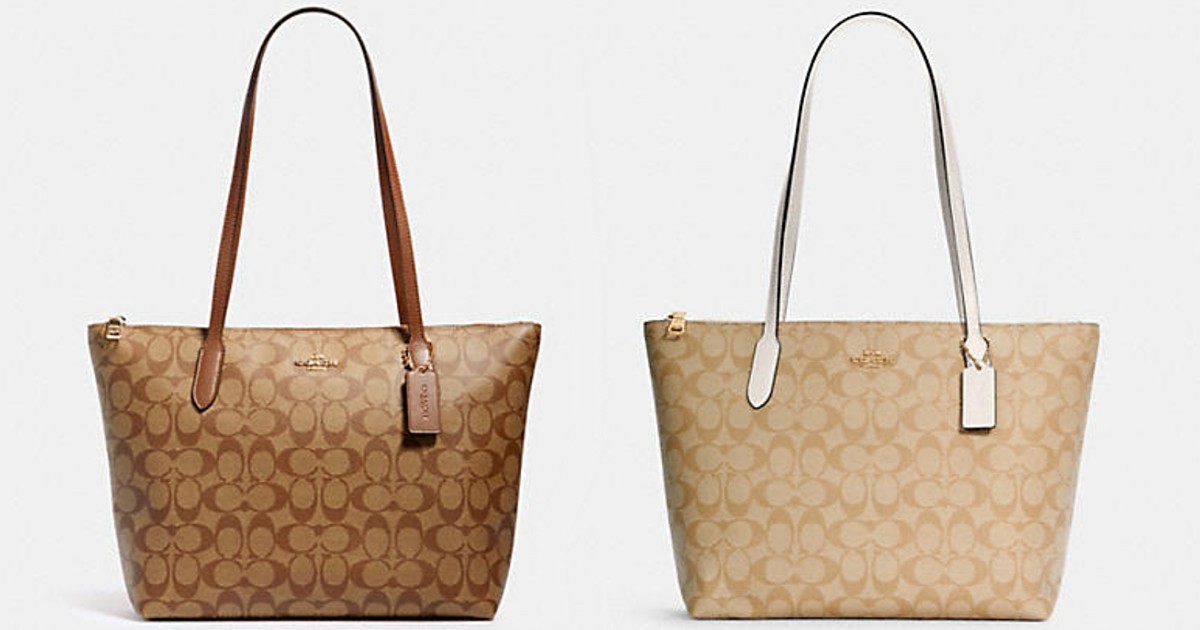 Coach-Zip-Top-Tote-In-Signature-Canvas