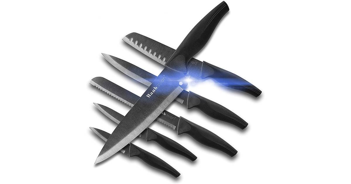 Set-de-6-Cuchillos-de-Cocina-en-Titanio-Negro-Mate