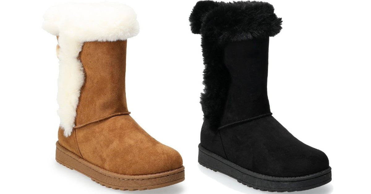 Botas-de-Invierno-Faux-Fur
