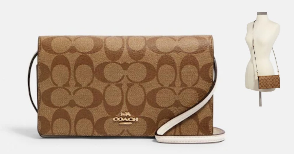 Cartera-COACH-Anna-Foldover-Crossbody-Clutch
