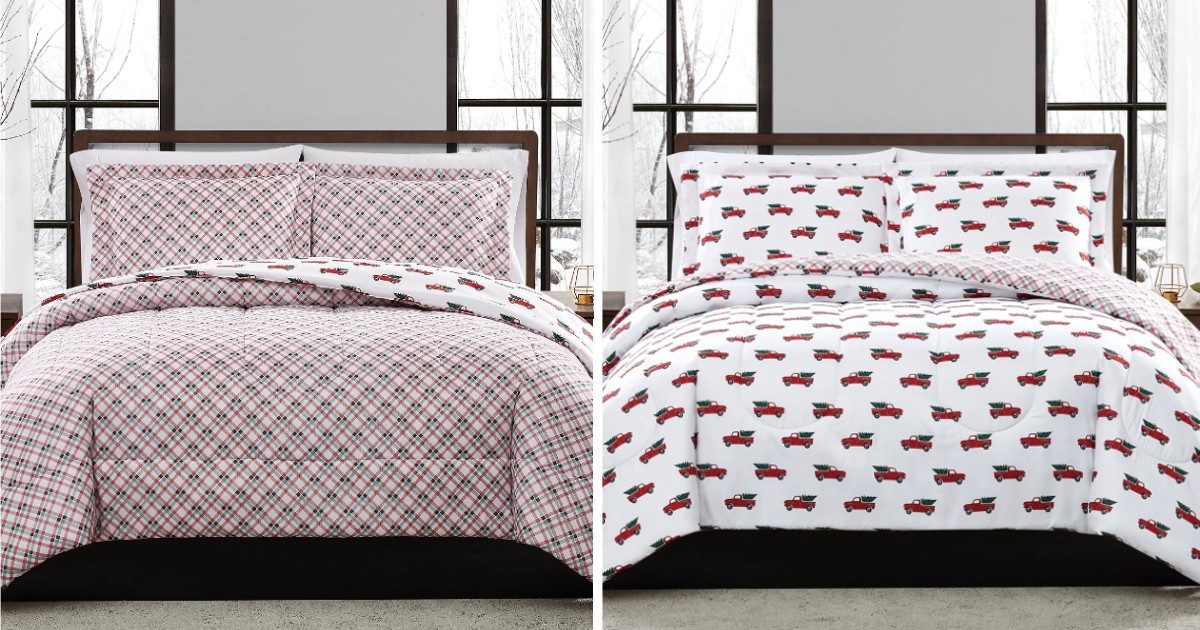 Set-de-Comforter-Navideño-Reversible-de-3-Piezas