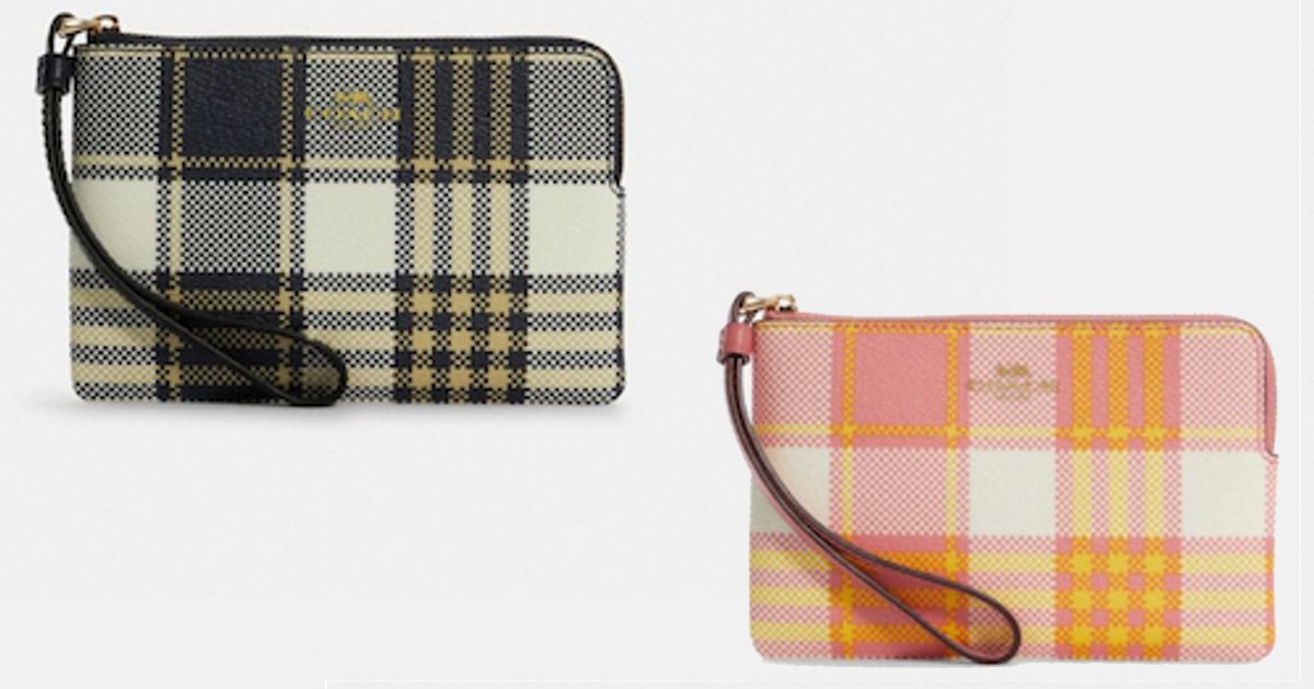 Coach-Garden-Plaid-Print-Wristlet