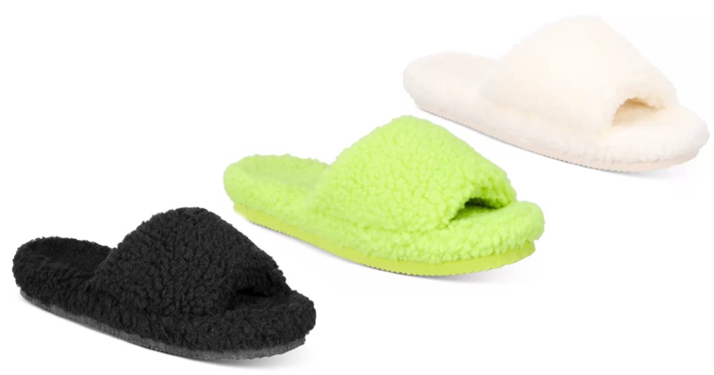 Dinnaa-Faux-Shearling-Slippers