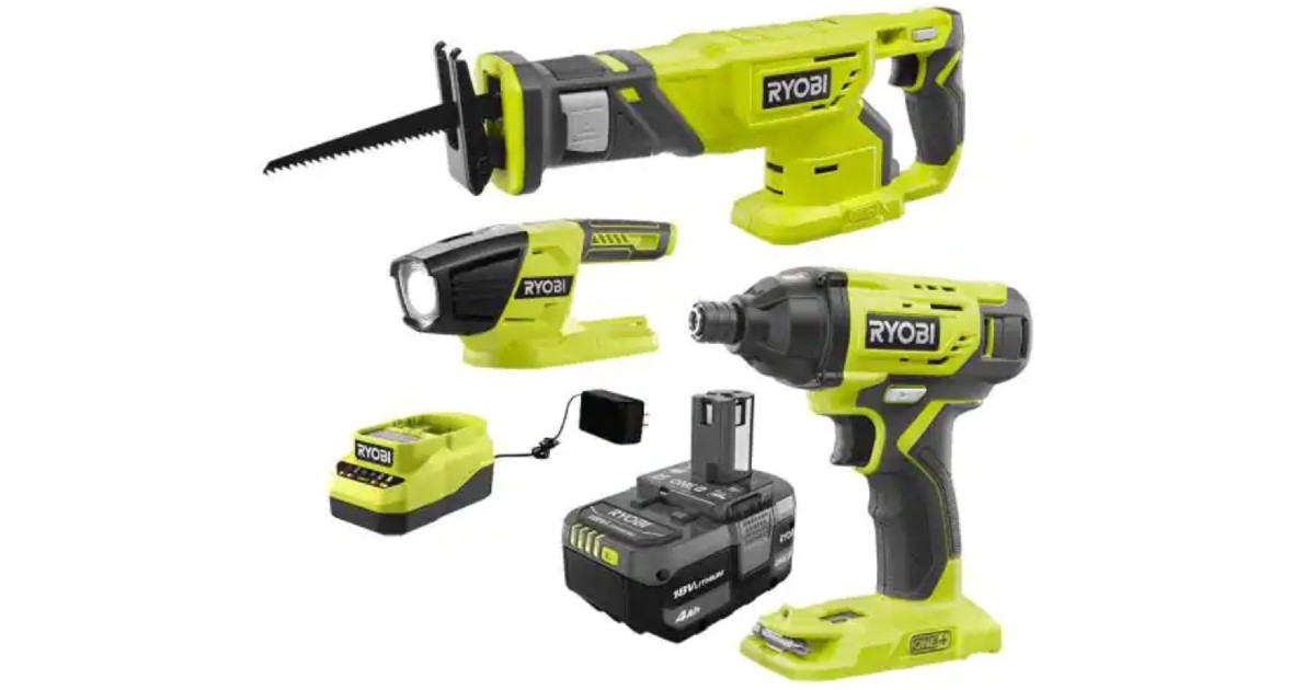 Ryobi-ONE-18V-Cordless-Combo-Kit