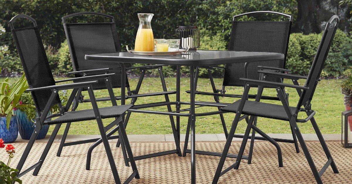 Set de Comedor Mainstays de 5-Piezas para Patio