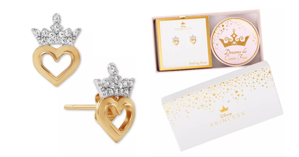 Aretes-Disney-Princess-Tiara-Heart-Crystal