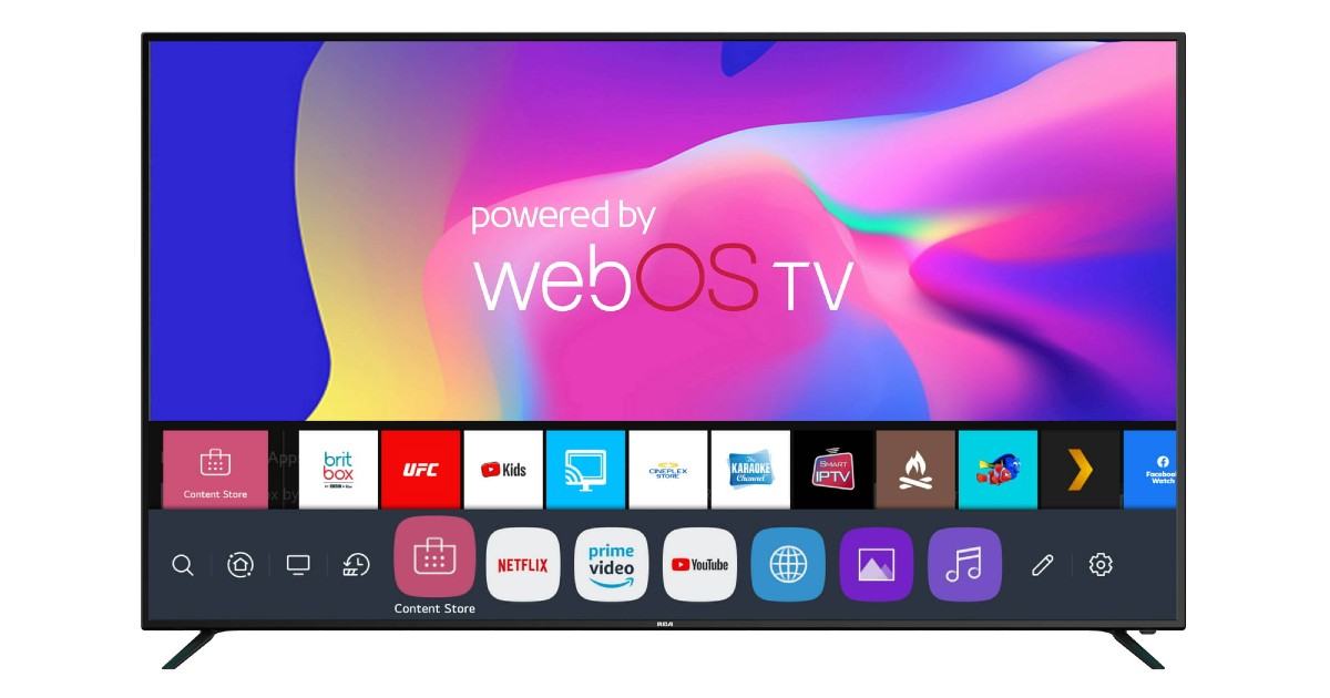 RCA 4K UHD HDR LED WebOS Smart TV 55-In