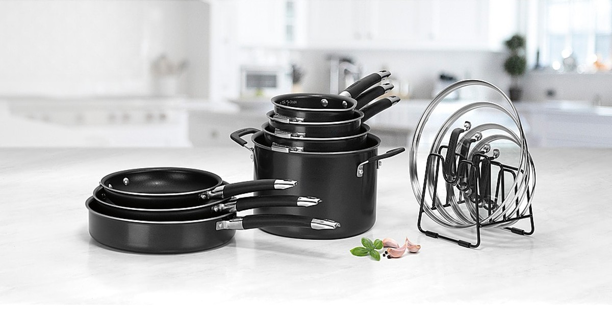 Set de Cocina Antiadherente Cuisinart SmartNest 12-Piezas
