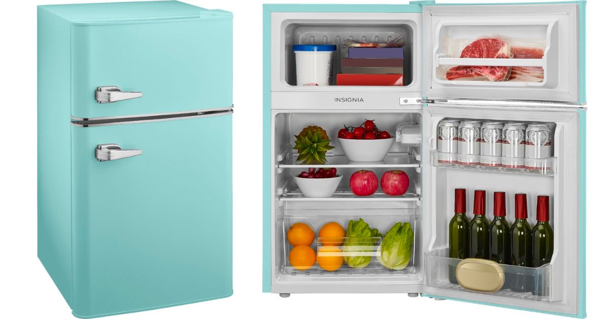 Mini Nevera Retro Insignia 3.1 cu. ft. - Azul