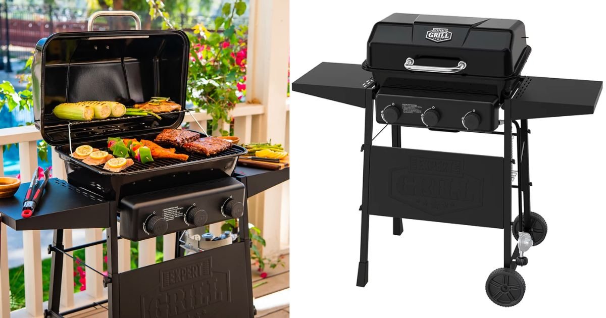 Grill de Gas Propano de 3-Quemadores