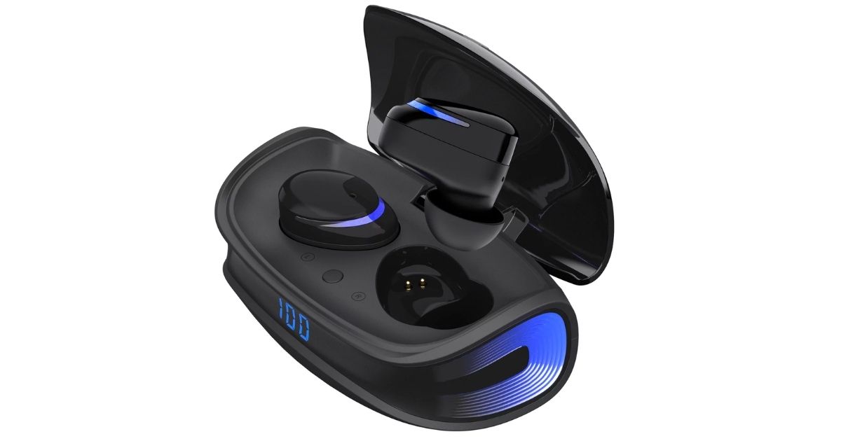 Audífonos Wireless Bluetooth 5.0 con Estuche de Carga