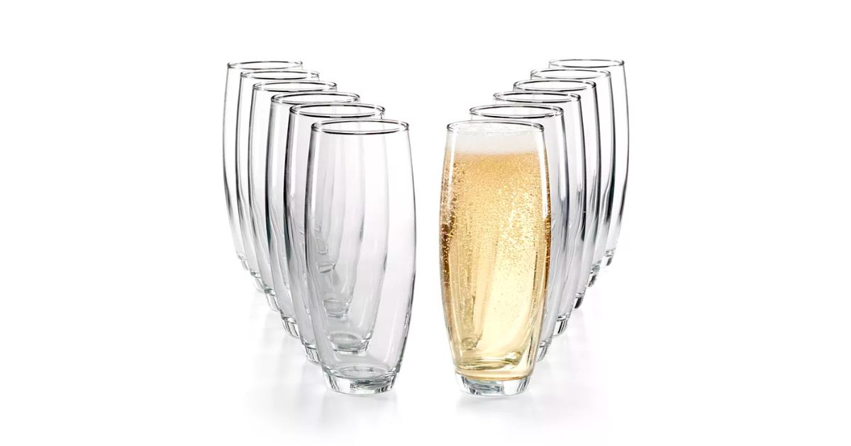 Set-Martha-Stewart-de-12-Piezas-Stemless-Flutes