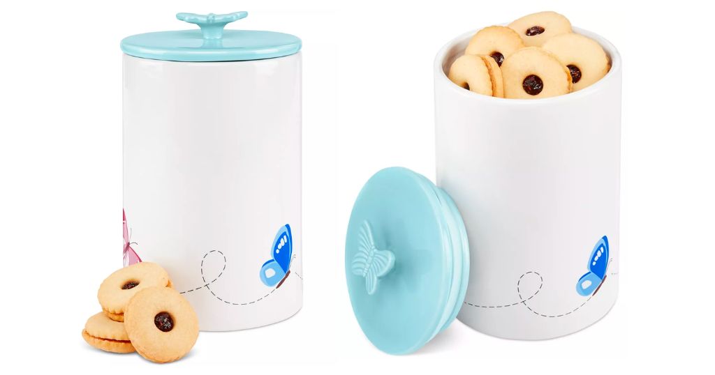 Canister-The-Cellar-Butterfly-Print-Earthenware-Treat-Jar 