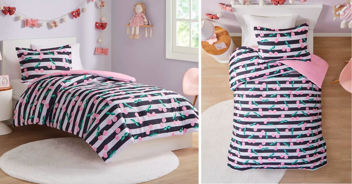 Set-de-Comforter-Mi-Zone-Kid-Audrey-Cherries