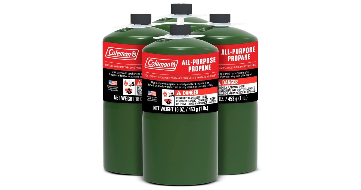 Paquete de 4 Cilindro de Gas Propano Coleman