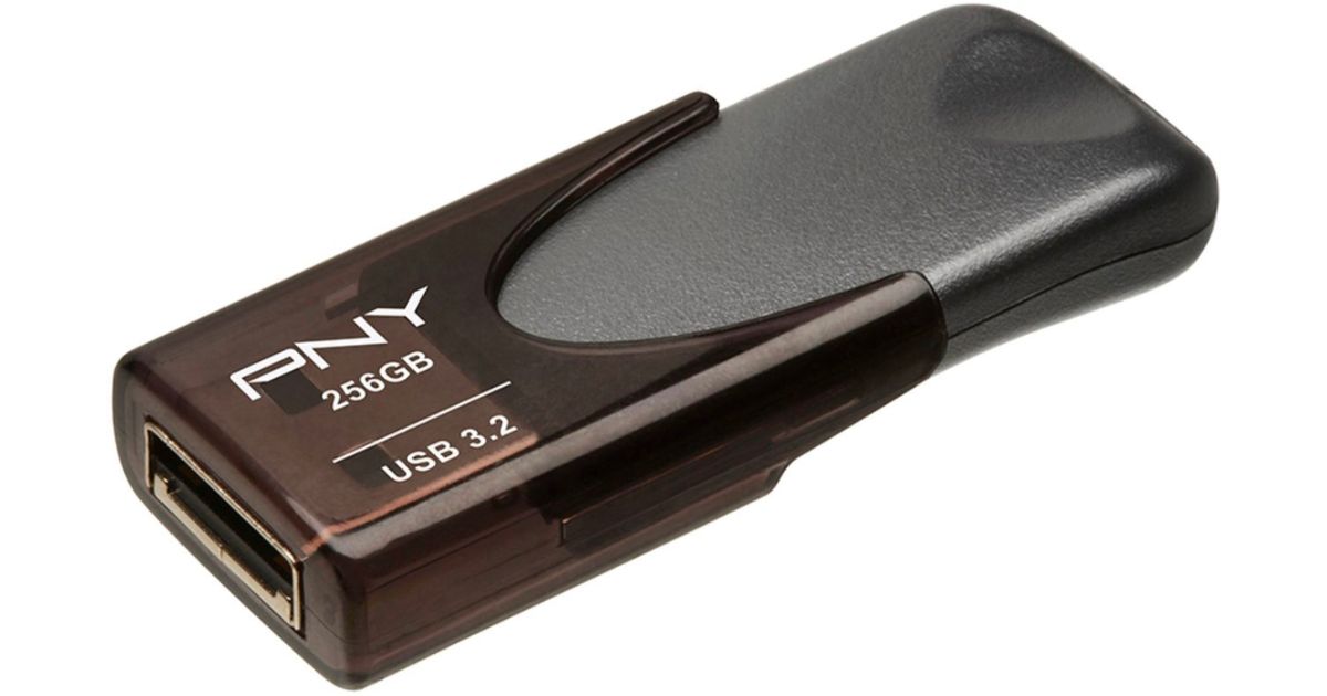 PNY Elite Turbo Attache 4 256GB USB 3.2 Flash Drive