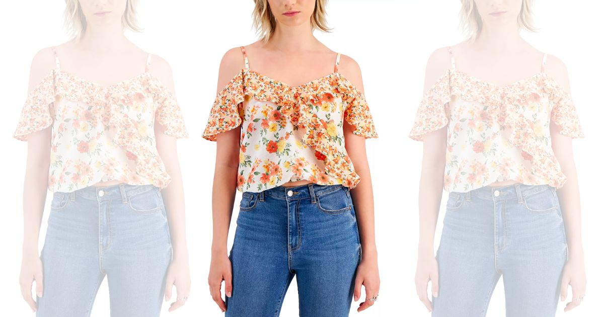 Blusa-Crave-Fame-Jr-Printed-Cold-Shoulder-Top