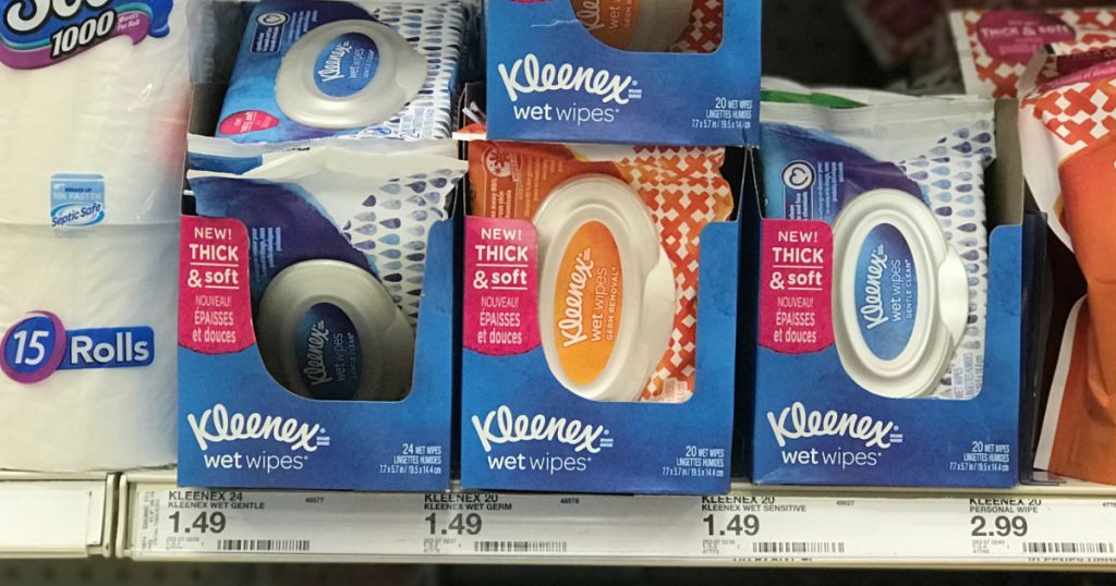 Kleenex Wet Wipes en Target