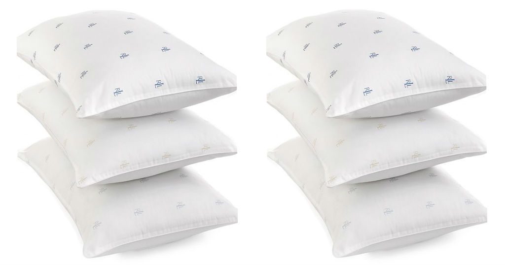 Almohadas Ralph Lauren SOLO $6.99 en Macy's
