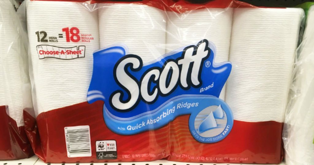 Papel toalla Scott de 12 Mega Rollos