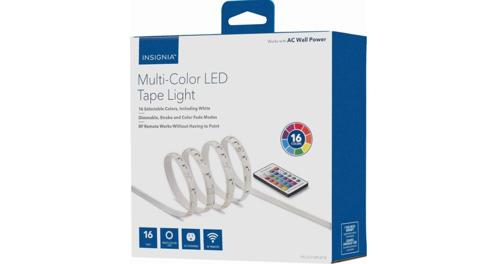 Luces LED Multicolor Insignia 16 pies