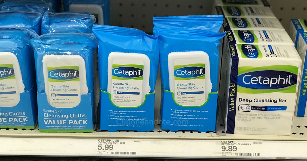 Cetaphil Gentle Skin Cleansing Cloths