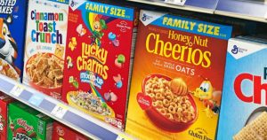 General Mills Family Size Cereal