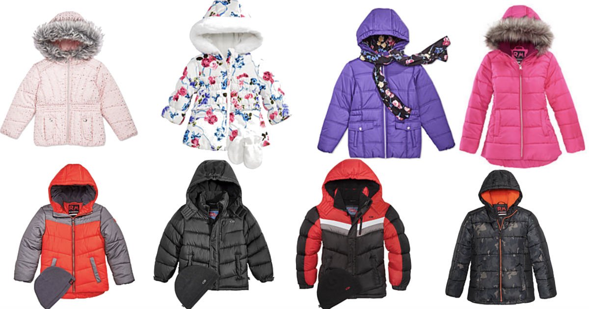 Puffer Jackets con Bufanda o Gorro en Macy's