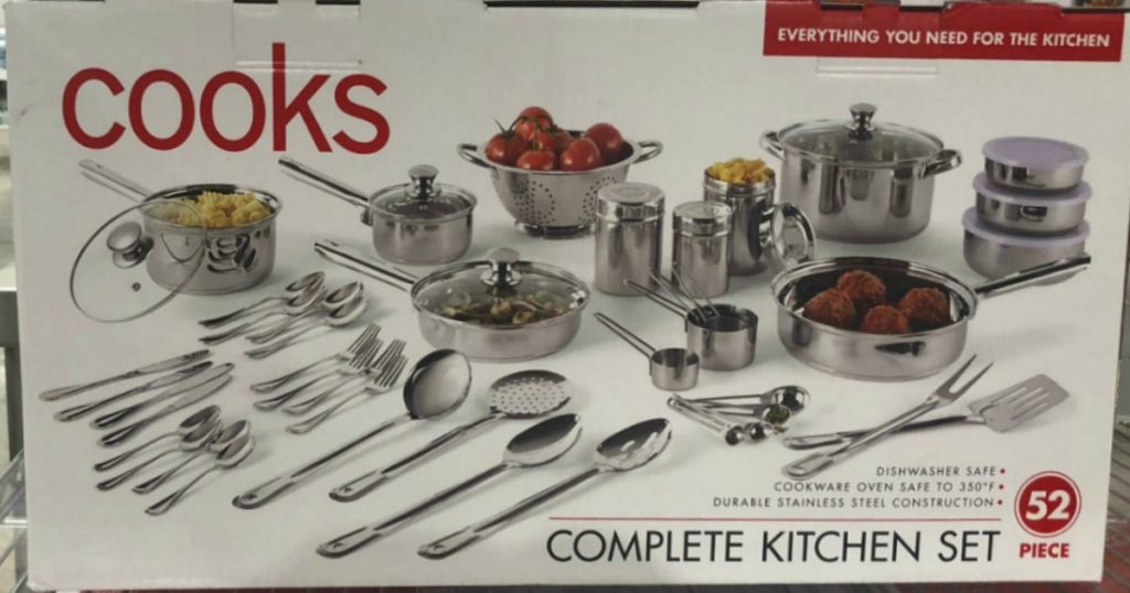 Set de Cocina Cooks 52-PC. Stainless Steel