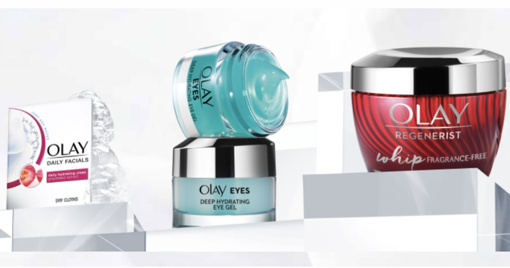 Muestra GRATIS de Olay Whips, Eye Gel y Toallitas Limpiadoras