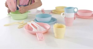 Set de Cocinita KidKraft 27-Piezas - Colores Pasteles