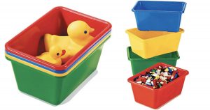 Set de 4 Pequeños Contenedores de Almacenamiento
