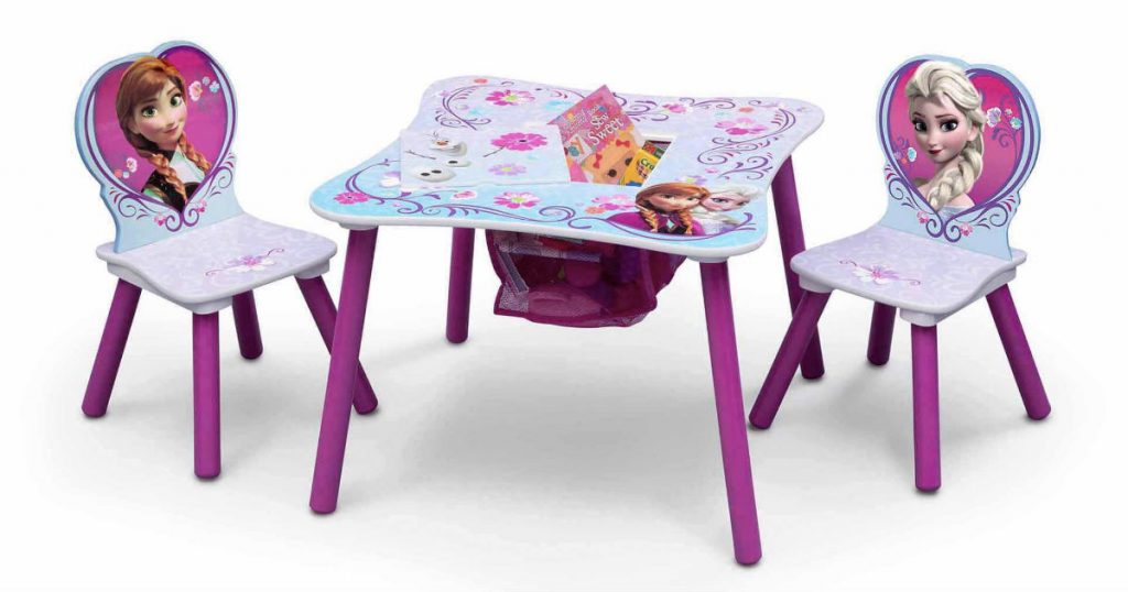 Set de Mesa y Sillas Frozen con Almacenamiento en Walmart