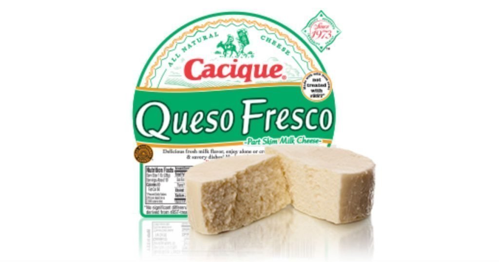 Queso Fresco Cacique GRATIS en Kroger y Afiliados