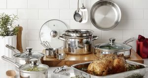 Set de Cocina de Cooks 21-Piezas Stainless Steel