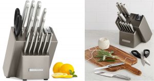 Set de Cuchillos KitchenAid 16-pc Stainless Steel en Macy's