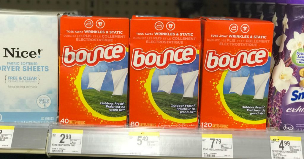 Bounce Dryer Sheets de 80 ct