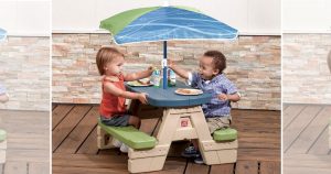 Mesa para Picnic con Sombrilla en Amazon
