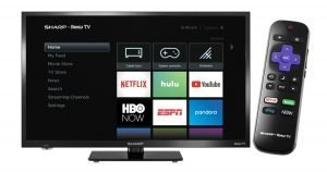 Televisor Sharp con Roku TV de 24 pulgadas