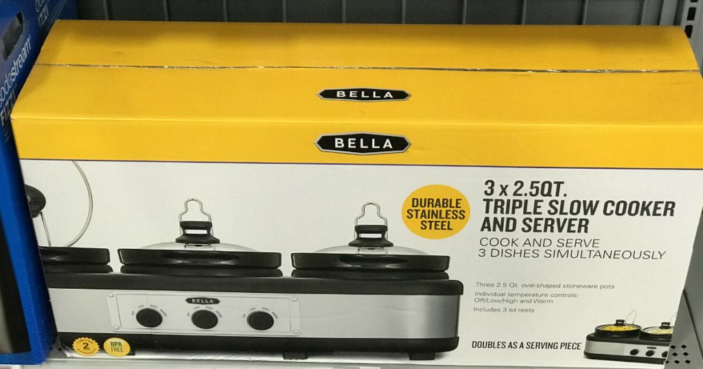 Bella Triple Slow Cooker