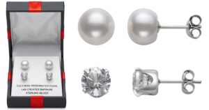 Dos Pares de Pantallas Freshwater Pearl en JCPenney
