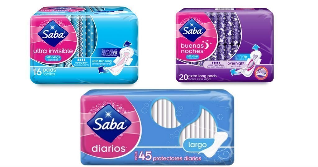Muestra GRATIS de Liners o Pads Saba