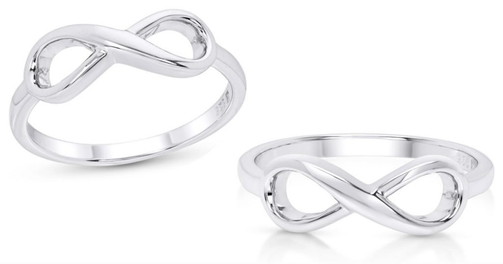 Sortija Infinito de Plata Esterlina en Walmart