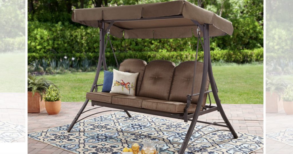 Mainstays Wentworth Porch Swing Bed en Walmart