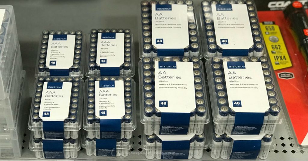 Baterias Insignia AA y AAA de 48 ct