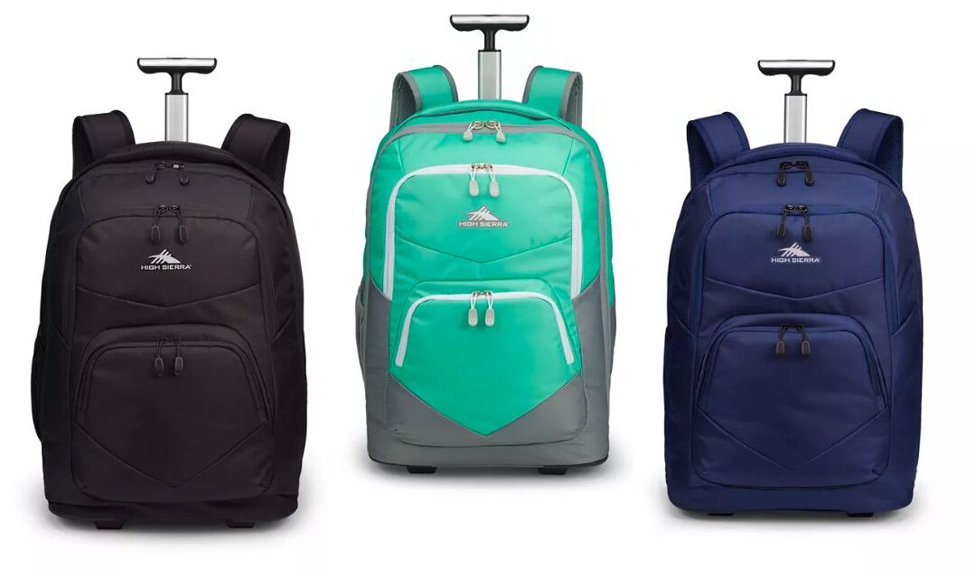 Bulto High Sierra Freewheel Pro Wheeled Backpack a solo $79.99 (Reg. $200)