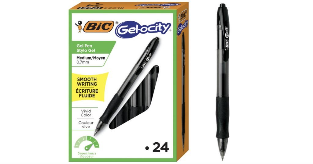 Caja GRATIS de Bolígrafos BIC Gel-ocity