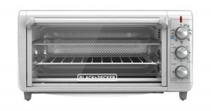 Horno tostador Black & Decker con tecnología para freír con aire
